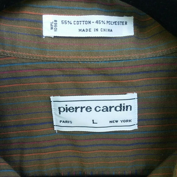 Pierre Cardin Vintage Button-up Large - Picture 3 of 4